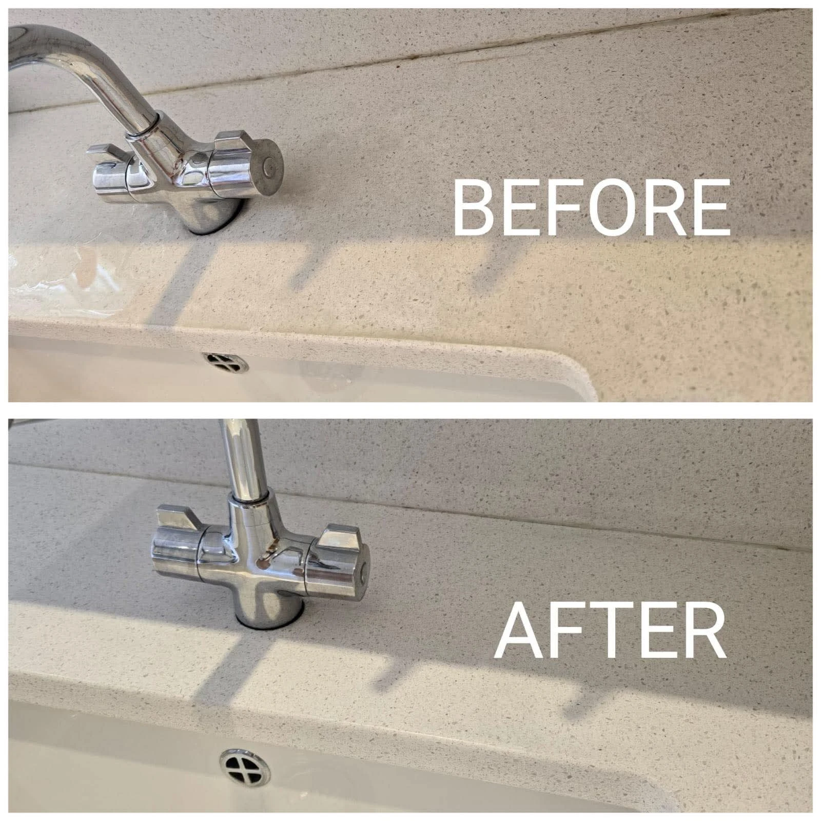 Before and After cleaning photo 1